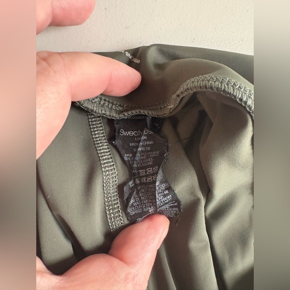 Sweaty Betty High Shine High Waist 7/8 Leggings | Size Small | Olive Green - Picture 3 of 13